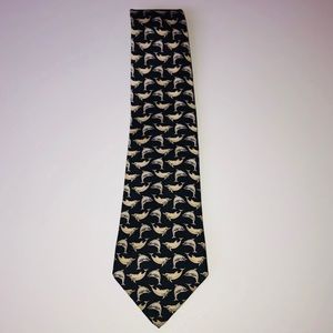 Johnson & Murphy Silk Men’s Dolphin Necktie